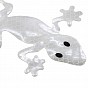 Samolepící dekorace Gecko - stříbrná