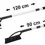 Škrabka s košťátkem SNOW MAX teleskop 90-120cm