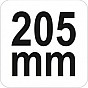 Nůžky zahradnické - 205 mm