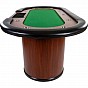 XXL pokerový stůl Royal Flush, 213 x 106 x 75cm, zelená