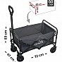 Kempingový vozík 94 x 77 x 54 cm, skládací, ocel