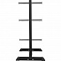 Gorilla Sports Stojan na olympijské kotouče 112 cm, černá