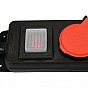 Kabel prodlužovací dílenský 3 m vypínač 3 zásuvky