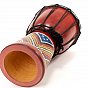 Dětský djembe buben 30 cm, mahagon, ručně malovaný