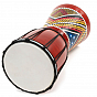 Dětský djembe buben 30 cm, mahagon, ručně malovaný
