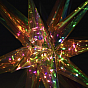 LED vánoční hvězda 40 cm, 40 barevných světel, 3D dekorace