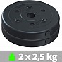 ScSPORTS Sada zátěžových kotoučů, 2 x 2,5 kg