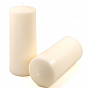 Krémová parafínová svíčka 25 cm, 30 h hoření, sada 6 ks