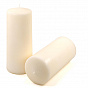 Krémová parafínová svíčka 25 cm, sada 4 ks
