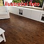 STILISTA Vinylová podlaha 5,07 m2, ořešák červenohnědý