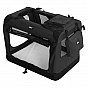 Leopet Přepravní box pro psy S, 49,5 x 34,5 x 35 cm, černý