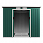 Zahradní domek na nářadí, 213 x 130 x 173 cm, tmavě zelený