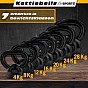 Litinový kettlebell 8 kg černý