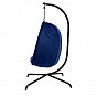 MIADOMODO závěsné houpací křeslo modré, nosnost 160 kg