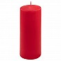 Červená parafínová svíčka 25 cm, 180 h hoření, sada 2 ks