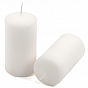 Bílá parafínová svíčka 10 cm, 20 h hoření, 24ks
