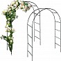 Sada 2 zahradních oblouků na popínavé rostliny, 240 cm