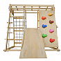 Dětské vnitřní dřevěné hřiště se skluzavkou, skládací velké
