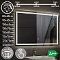 Aquamarin Koupelnové zrcadlo s LED osvětlením, 120 x 70 cm
