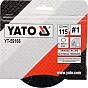 YATO Rotační rašple úhlová hrubá, 115 mm, typ 1