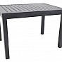 Zahradní stůl, hliníkový, rozkládací, antracit