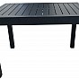 Zahradní stůl, hliníkový, rozkládací, antracit