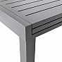 Zahradní stůl, hliníkový, rozkládací, antracit