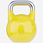 Gorilla Sports Soutěžní kettlebell, žlutý, 16 kg