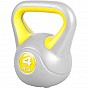 Gorilla Sports Sada Kettlebell činek, plast, 2 x 4 kg