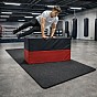 Gymnastická podložka XXL 210 × 110 × 2 cm černá