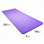 Gymnastická podložka XXL 210 × 110 × 2 cm fialová