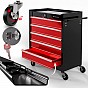 Pojízdný dílenský vozík na nářadí 5 zásuvek, 61 x 77 cm