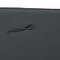 DIVERO lehátko z teaku, podložka antracit