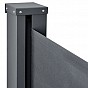 Výsuvná boční zástěna, 300 x 180 cm, tmavě šedá