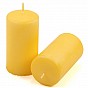 Žlutá parafínová svíčka 11,5 cm, 30 h hoření, sada 12 ks