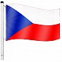 FLAGMASTER® Vlajkový stožár vč. vlajky ČR, 650 cm