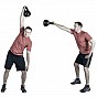MOVIT Kettlebell činka, 12 kg, černá