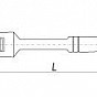 Ráčna 1/2" otočná, 457 mm