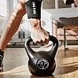 Gorilla Sports Sada kettlebell činek, plast, 8 + 16 kg