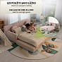 Designová modulární pohovka pro děti 150 cm, pudrová