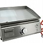 Gril plynový, stolní, pizza pec + grilovací deska 50 x 19 cm