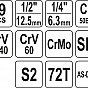 Gola sada 1/2', 1/4'' + příslušenství - 79 ks