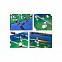 GamesPlanet® Stolní fotbálek Glasgow, 121x101x79 cm, modrý