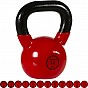 MOVIT Kettlebell činka s vinylovým potahem, 14 kg