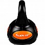 MOVIT Kettlebell činka - 8 kg, černá/oranžová