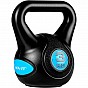 MOVIT Kettlebell činka - 3 kg, černá/sv. modrá