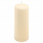 Krémová parafínová svíčka 20 cm, 80 h hoření, sada 6 ks
