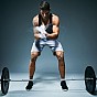 Gorilla Sports Zátěžový kotouč, gumový, 20 kg