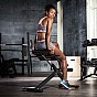 Gorilla Sports Hyperextenzní lavička skládací, černá