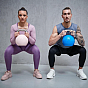 Gorilla Sports Soutěžní kettlebell, modrý, 12 kg